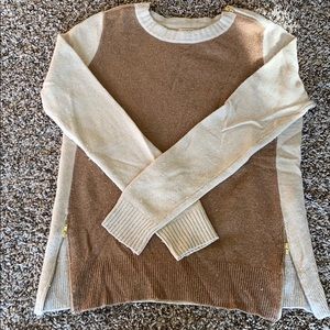 JCrew color block sweater